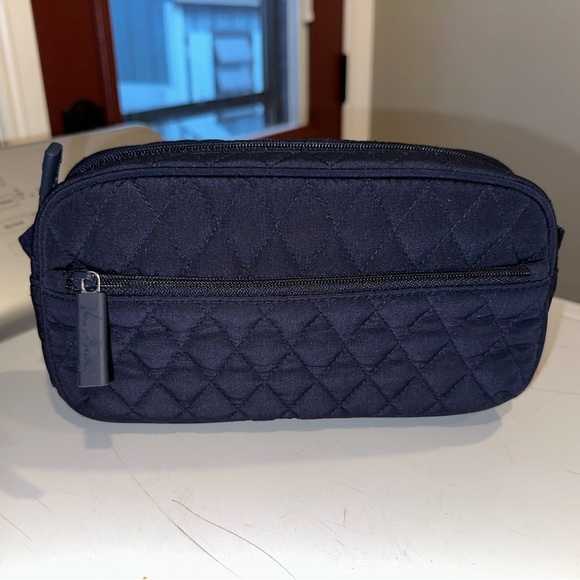 Vera Bradley Navy Make-Up/Medicine (Cold) Travel Accessory Bag in Microfiber - Picture 5 of 5